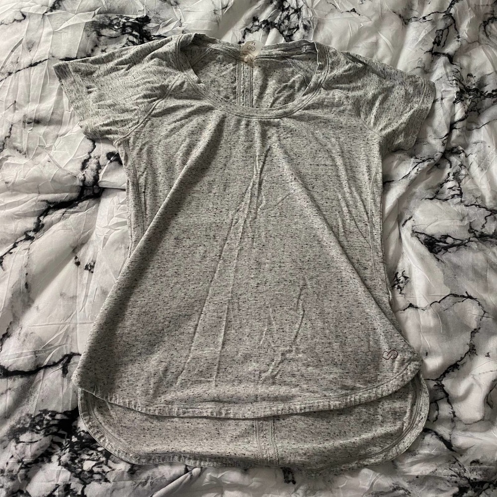 Calia short sleeve scoop top medium